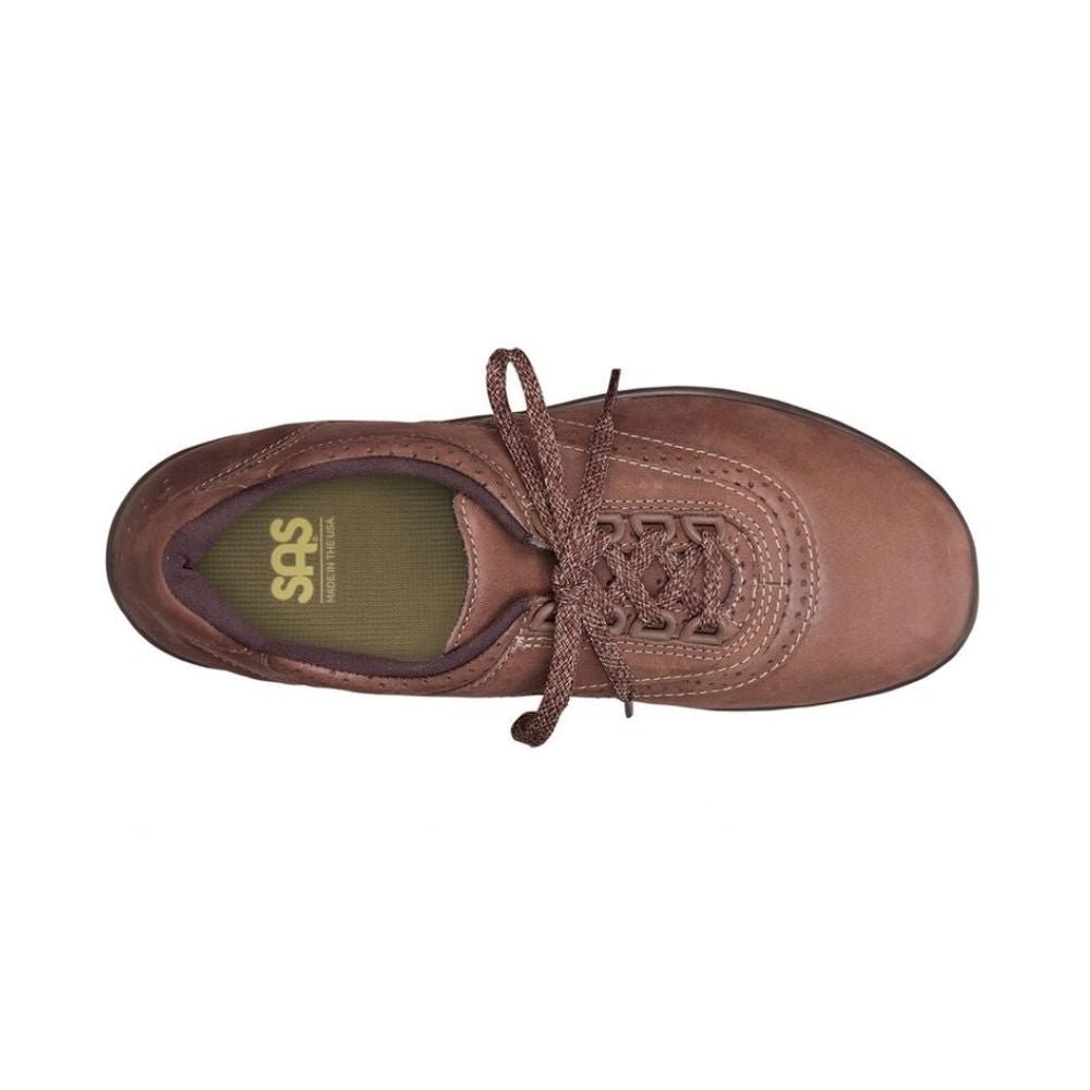 SAS Women’s Walk Easy Comfort Walking Shoe - Chocolate Nubuck 2