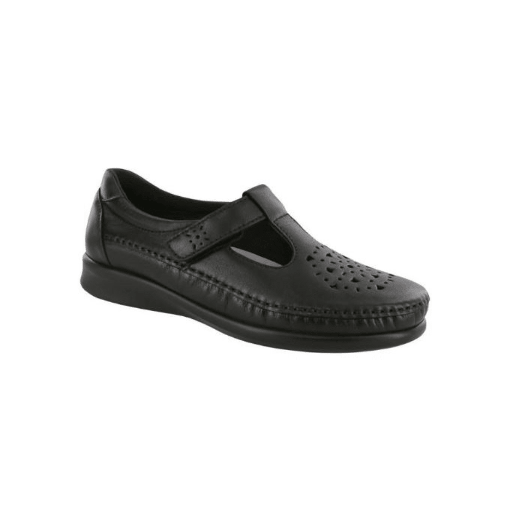 SAS Women’s Willow Leather Comfort Shoe - Black Smooth 1