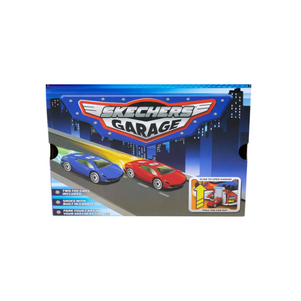 Skechers Boys' Garage Interactive Sneakers - Black / Blue / Orange 11