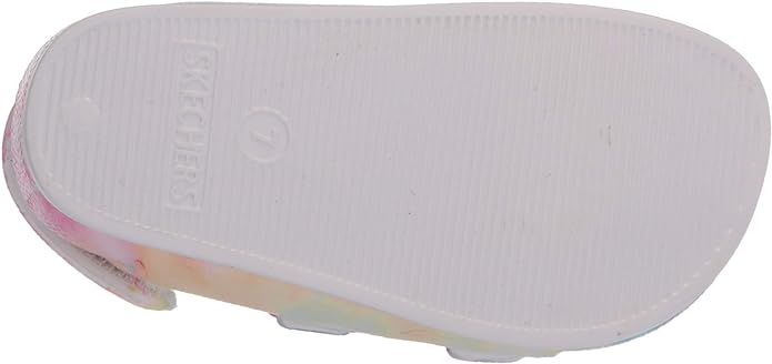 Skechers Girl's Foamies Lil Cali Blast - Lil Summer D Slide Sandal, Multi 3