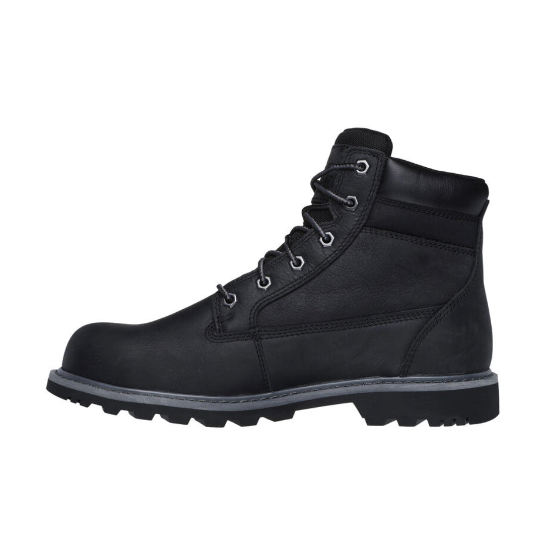 Skechers Longrider Black 200372/BLK Men's Work Boot 3