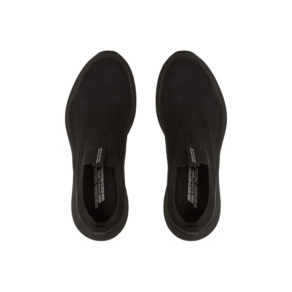 Skechers Men's BOBS Moda Flex - Broad Acre Laceless Sneaker, Black 4