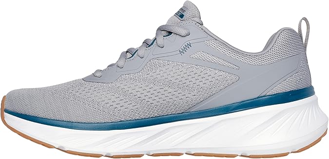 Skechers Men's Edgeride Exxo 232836 Gray / Turquoise Sneaker 4