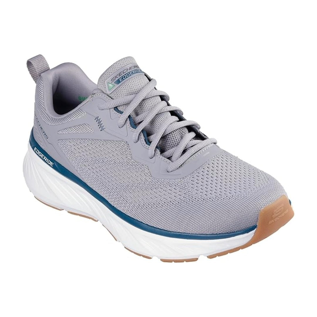 Skechers Men's Edgeride Exxo 232836 Gray / Turquoise Sneaker 2