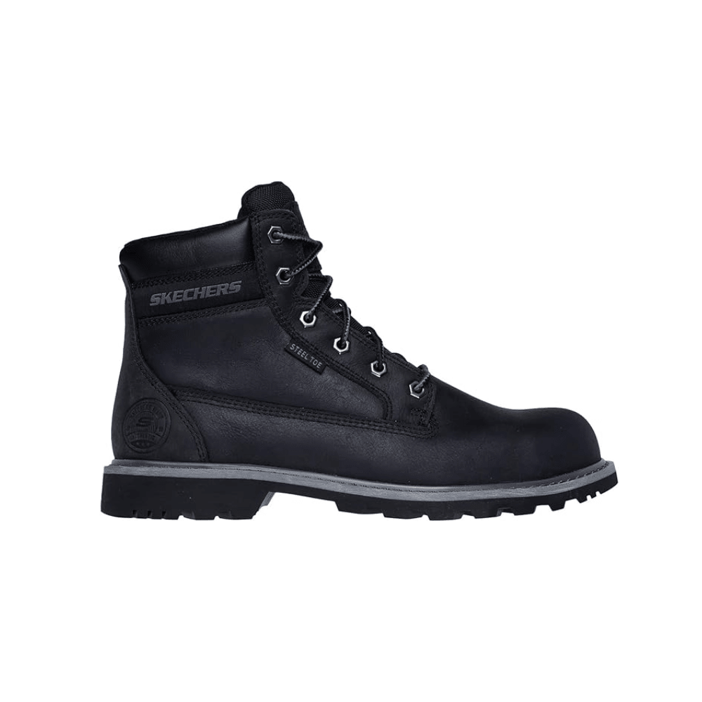 skechers comfy steel cap boots