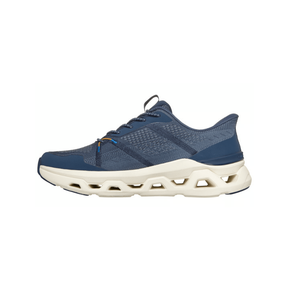 Skechers Men's Slip-ins Glide-Step Altus Aphtur Shoes - Navy/Orange 3