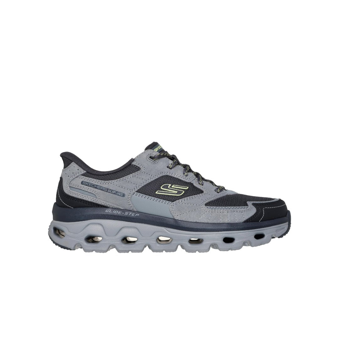 Skechers Men's Slip - Ins: Glide - Step Sole - Carpenter Ridge Grey / Charcoal Sneaker 1