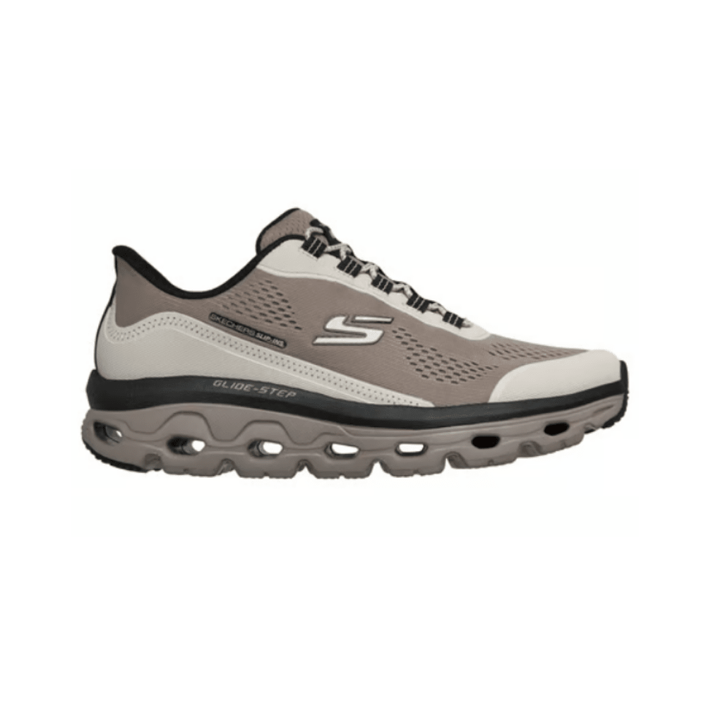 Skechers Men's Slip-ins Glover Peak Shoes | Glide-Step Comfort - Natural/Black 1