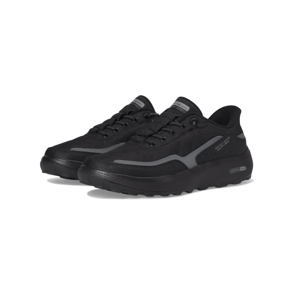 Skechers Men's Slip-ins Relaxed Fit: Urban Explore - Cozy Fit - Black /Charcoal 8