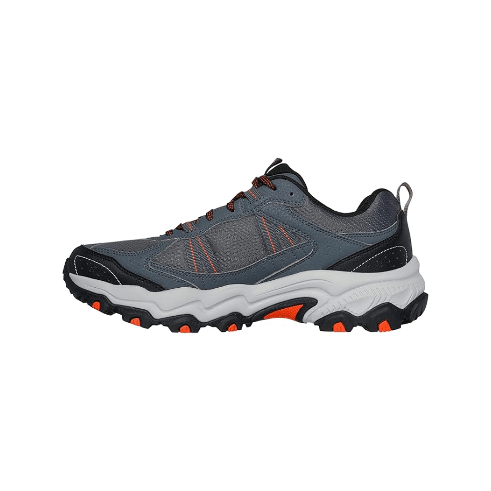 Skechers Men's Stamina AT Upper Stitch Breathable Leather Sneaker Grey 2