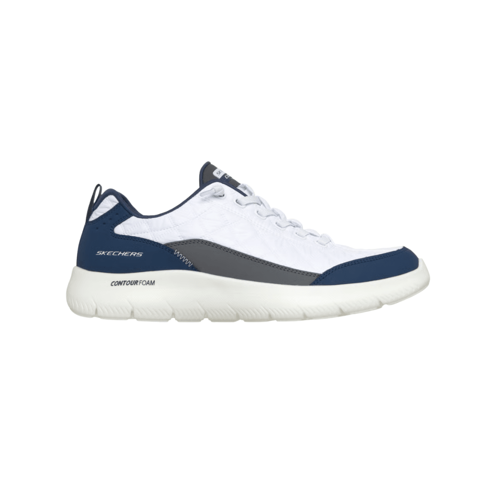 Skechers Men's Summits Contour Foam - Cozy Fit - White/Navy 1
