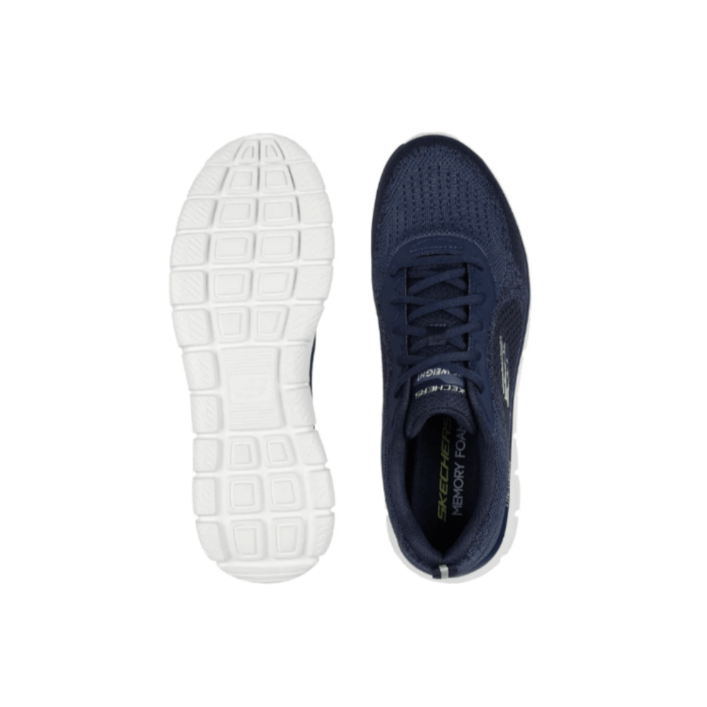 Skechers Men's Track - Glendor Wide - Navy/Lime 3
