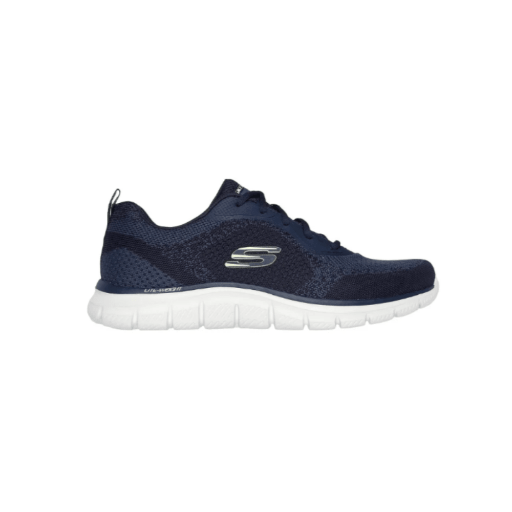 Skechers Men's Track - Glendor Wide - Navy/Lime 1