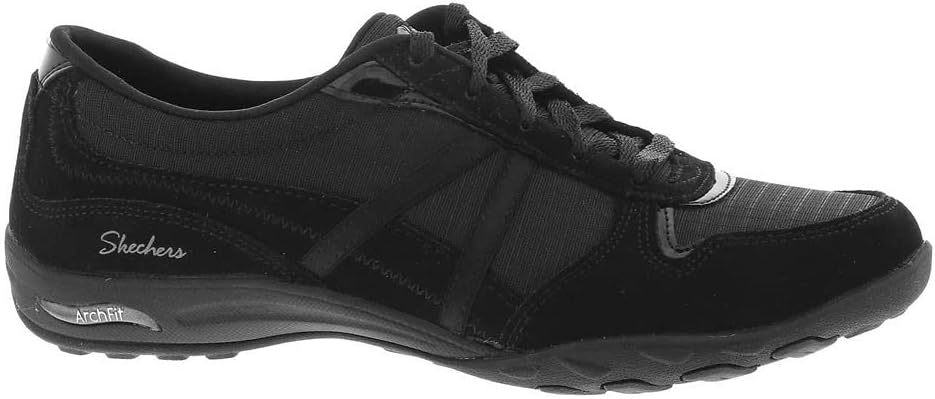 Skechers Women's Active Arch Fit Comfy Slip-On -100278 Black Sneaker 5