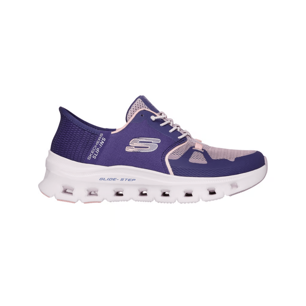 Skechers Women's Hands Free Slip-ins Glide-Step Purple Shoes