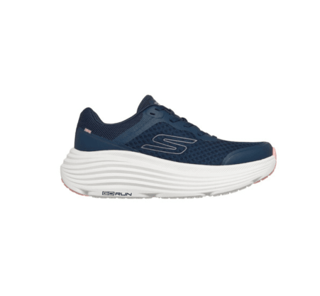 Skechers Women’s Max Cushioning Endeavour - Navy / Pink - Vegan Sneakers 1