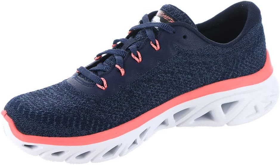 Skechers Women's Sport Glide Step Sport - 149943 Navy Coral Sneaker 4