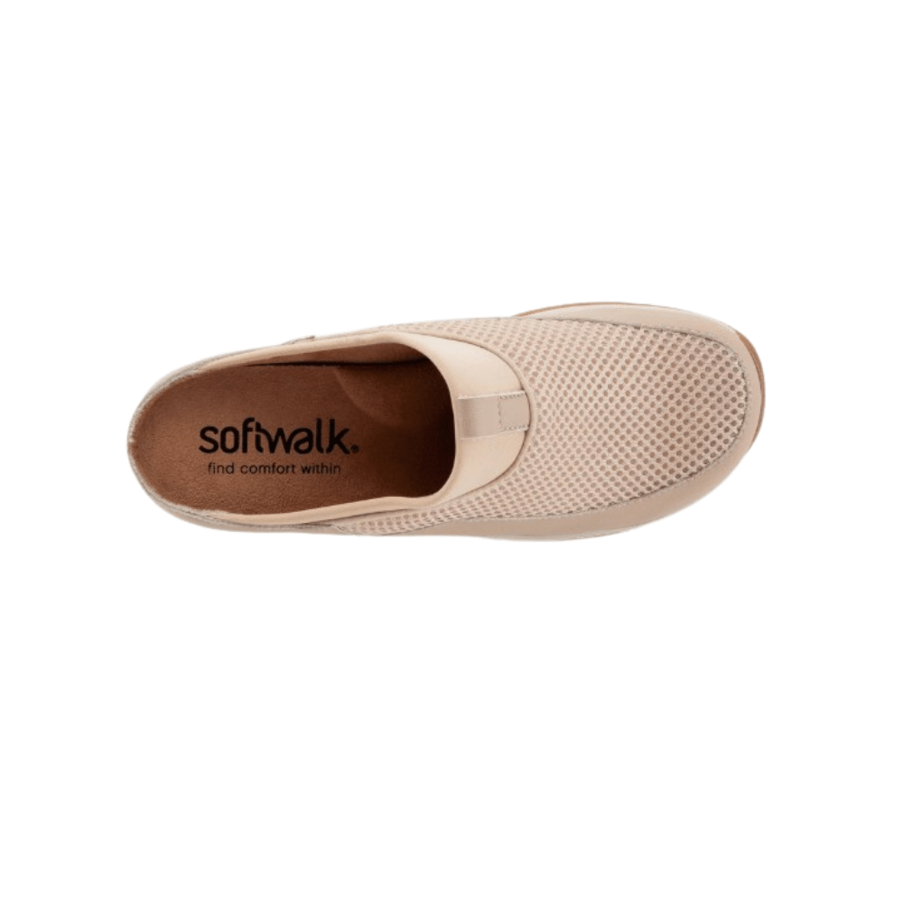 SoftWalk Aberdeen Women's Sport Slip-On Mule - Ivory 6