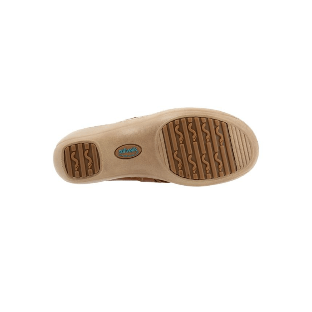 SoftWalk Women's Melita Leather Comfort Clog - Luggage 3