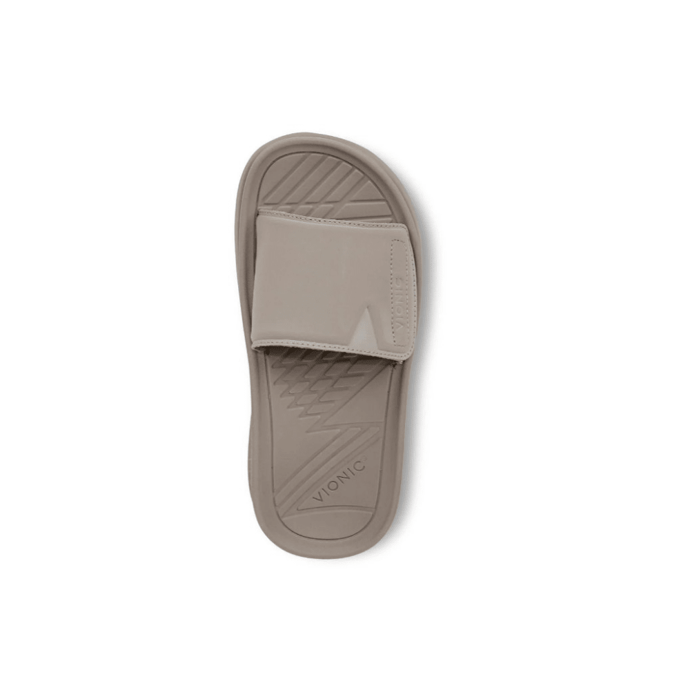 Vionic Rejuvenate Unisex Orthotic Recovery Slide Sandals - Cobblestone 7
