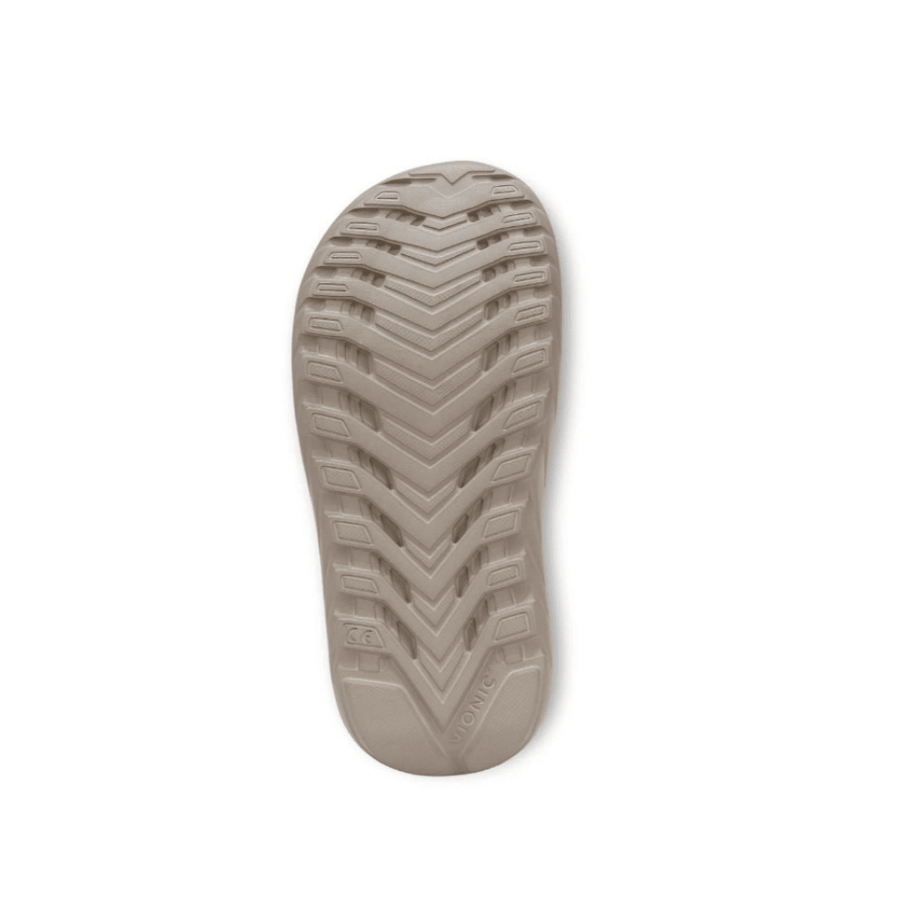 Vionic Rejuvenate Unisex Orthotic Recovery Slide Sandals - Cobblestone 6