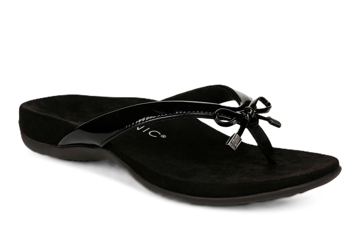Vionic Rest Bella II Toe-post Black Women's Comfort FlipFlop Sandal - Women's SandalVionic