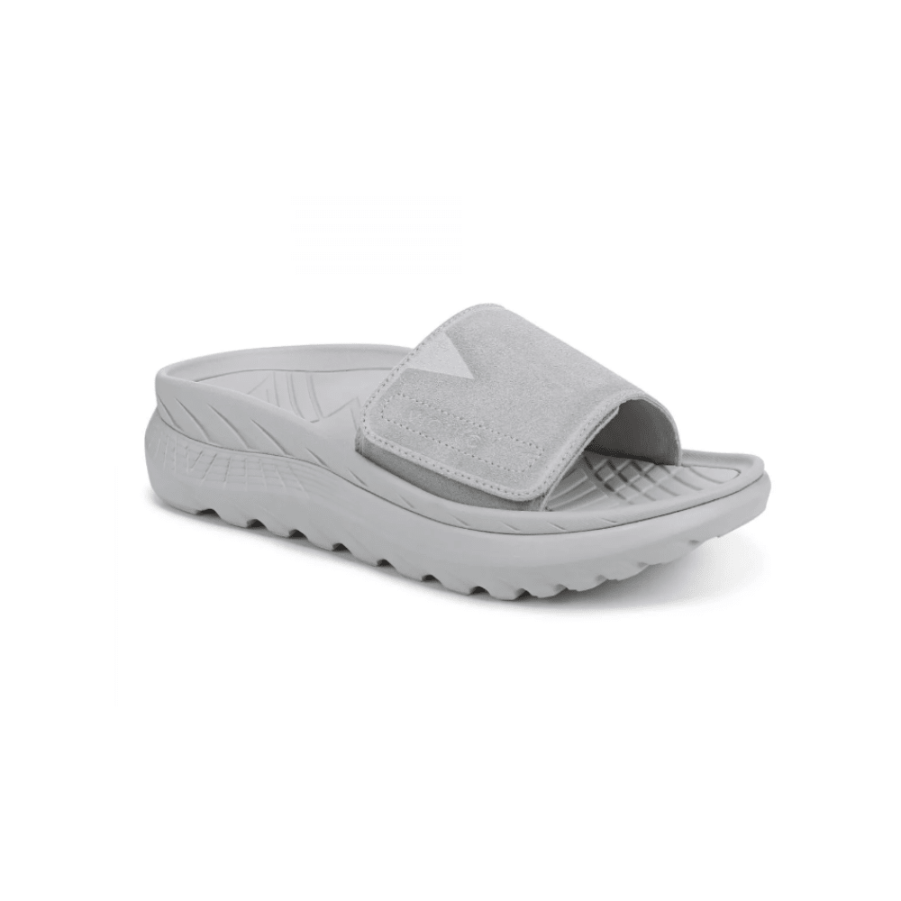 Vionic Unisex Rejuvenate Recovery Sandal - Vapor Grey / Suede 1