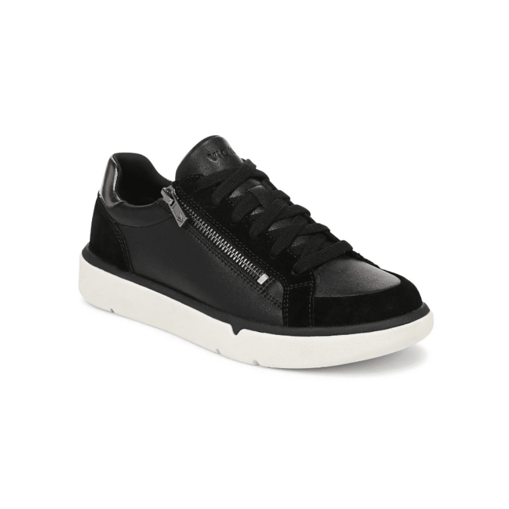 Vionic Women's City Walk AXS Sneaker - Black Leather 2