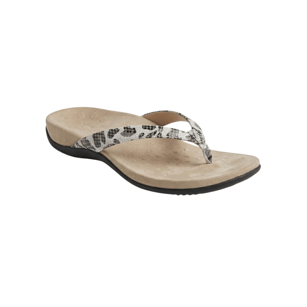 Vionic Women's Dillon with Arch Support Leather Sandals - White 1