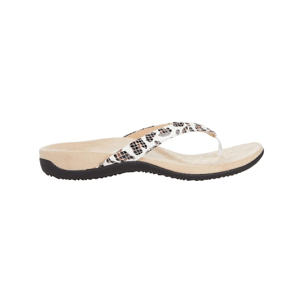Vionic Women's Dillon with Arch Support Leather Sandals - White 1