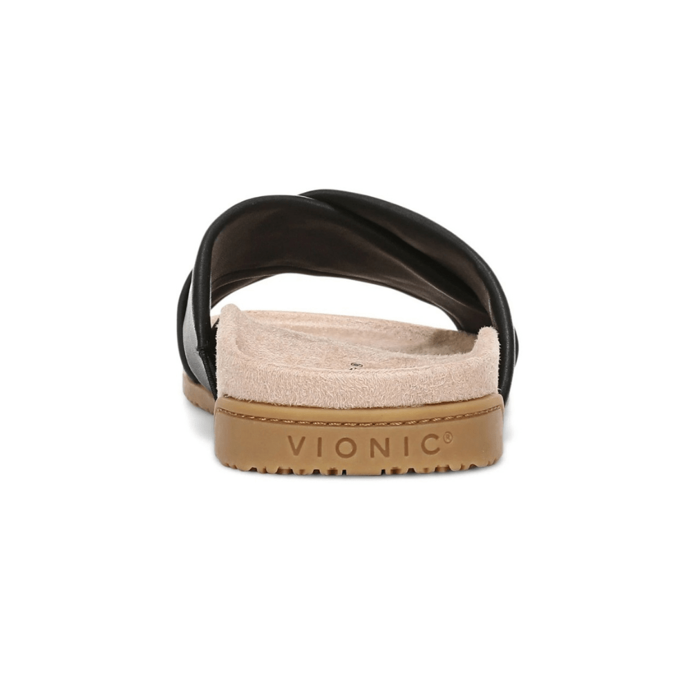 Vionic Women's Etna Orthotic Crossover Slide Sandals 4