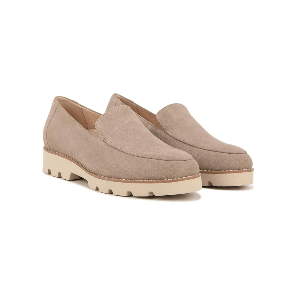 Vionic Women’s Kensley Slip - On Suede Loafers Casual Shoes - Taupe 3