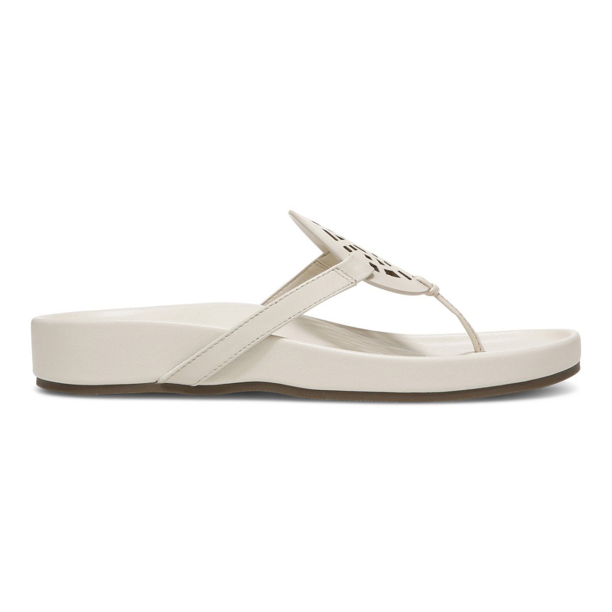 Vionic Women's Solari Sandal, Cream Leather 4