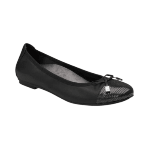 Vionic Women's Spark Minna Ballet Ladies Cap Toe Walking Flats with Concealed Orthotic Arch Support 1