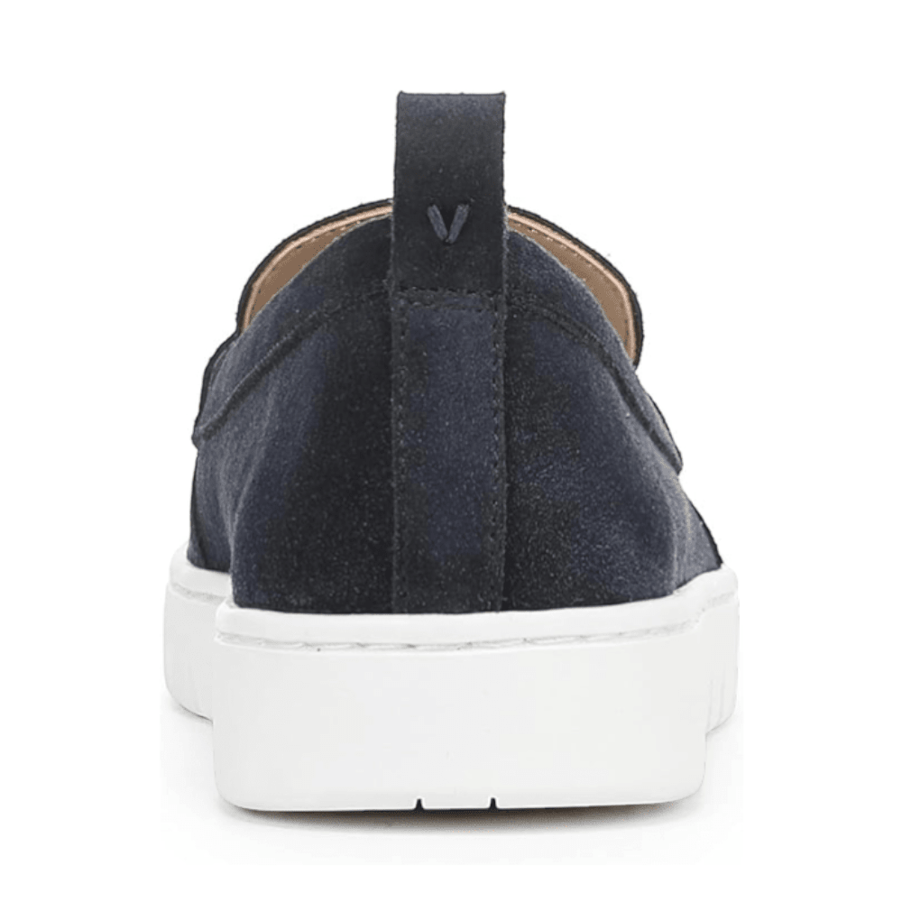 Vionic Women's Uptown Loafer Navy / White Suede Shoes 5
