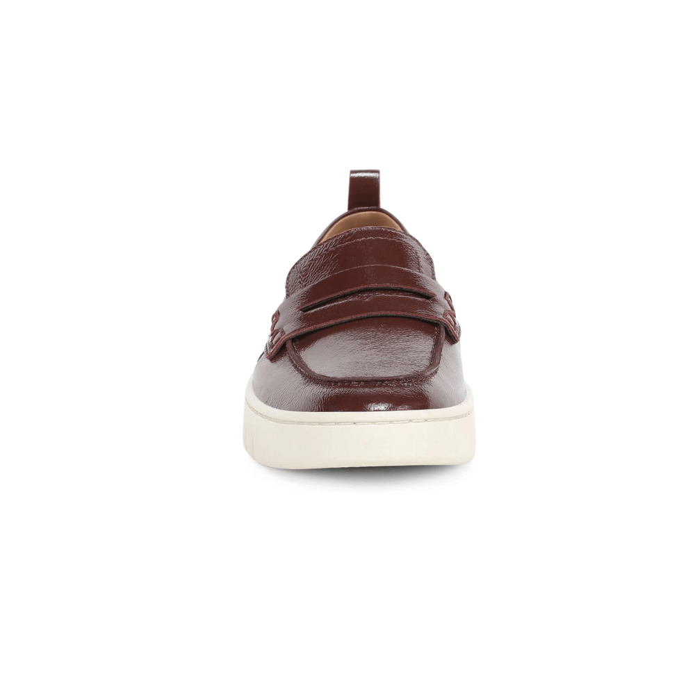 Vionic Women’s Uptown Orthotic Packable Loafers – Mulled Wine Patent Leather 6
