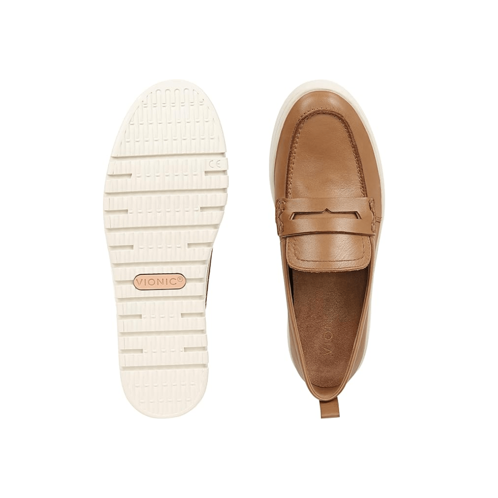 Vionic Women's Uptown Ultra - Flexible Loafer - Camel Leather 3
