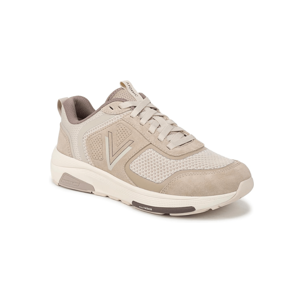 Vionic Women’s Walk Strider Knit Performance Walking Sneaker - Beige 1