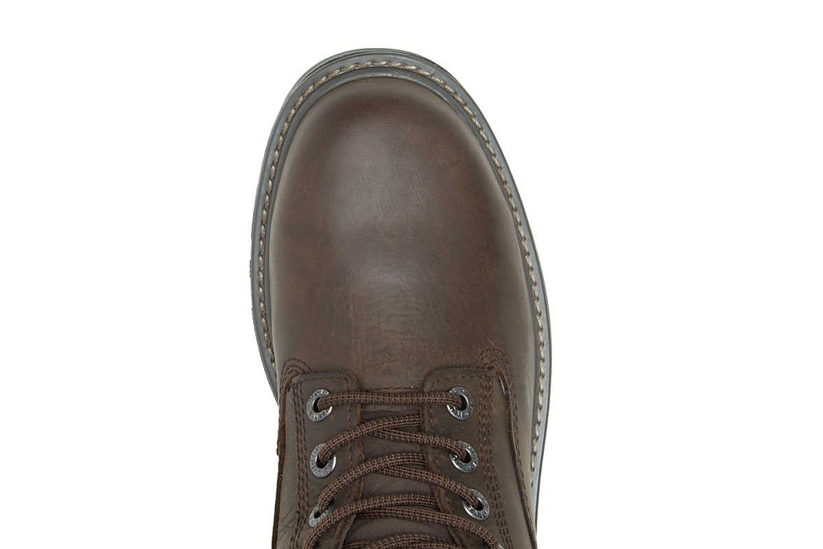 Wolverine Floorhand Dark Brown Waterproof 6" Men's Work Boot 5