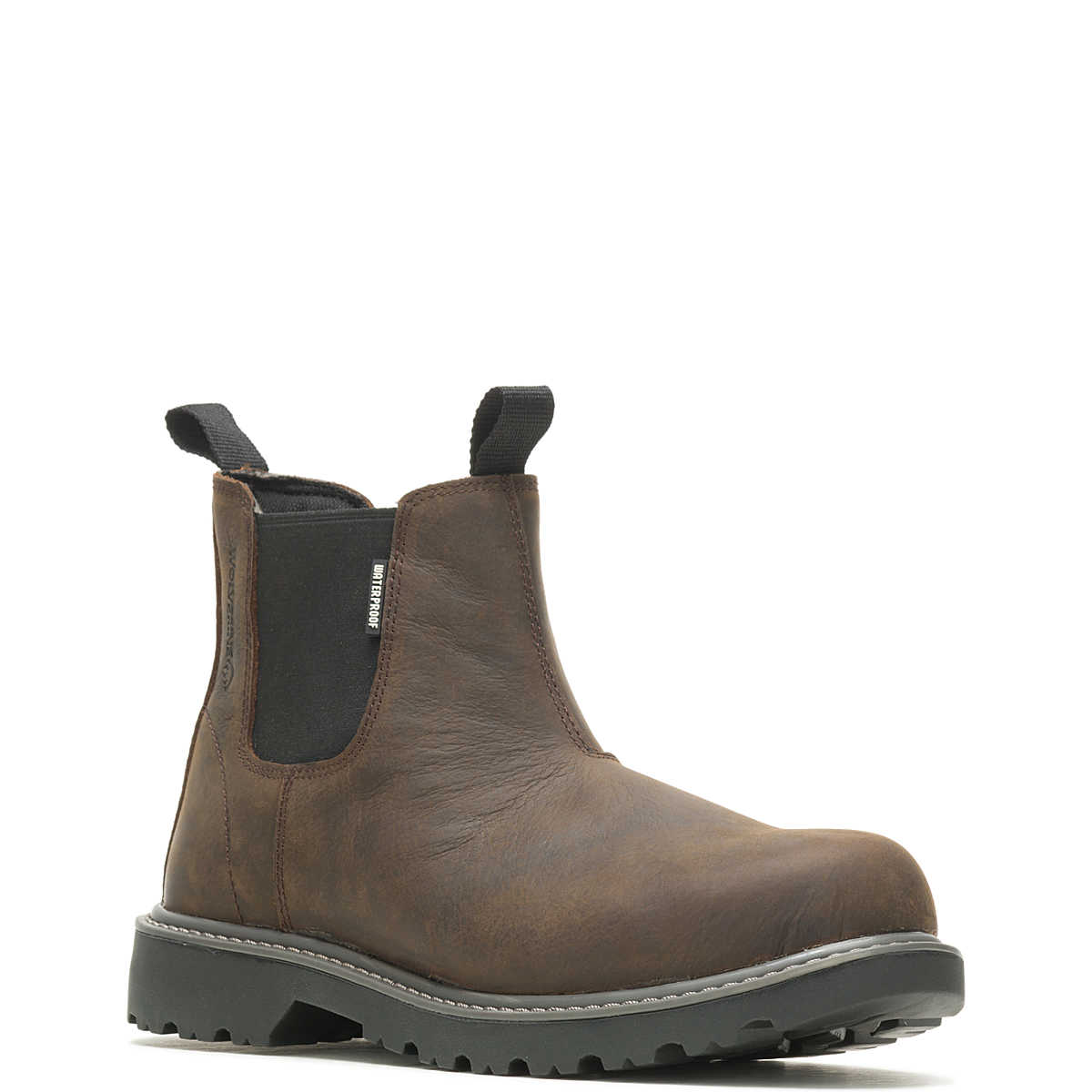 Wolverine Men's Floorhand Steel-Toe Work Romeo Dark Brown Boot W221018 2