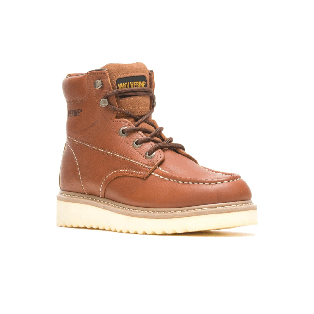 Wolverine Men's Moc - Toe Steel - Toe EH 6" Work Honey Boot W08289 2