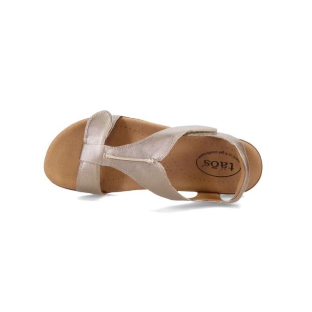 Women's Taōs The Show Leather Support Sandals - Champagne 4