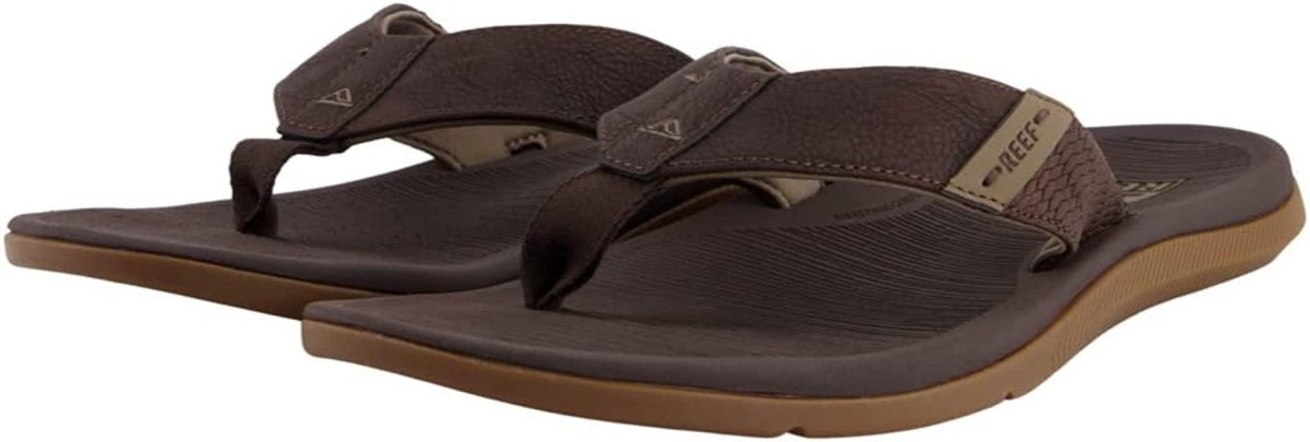 Reef Men's Santa Ana Brown Flip Flop CI4651 Sandals 6
