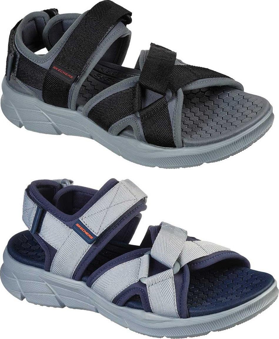 Skechers Men's Charcoal / Black And Navy / Charcoal 237050 Sandal 1