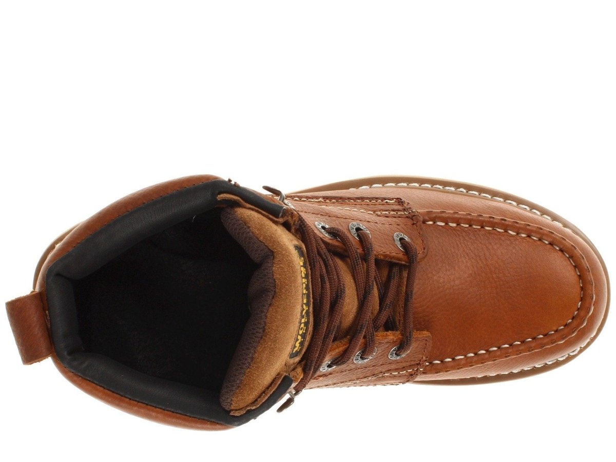 Wolverine Work Wedge Brown W08288 6" Soft Toe Safety Boot 7