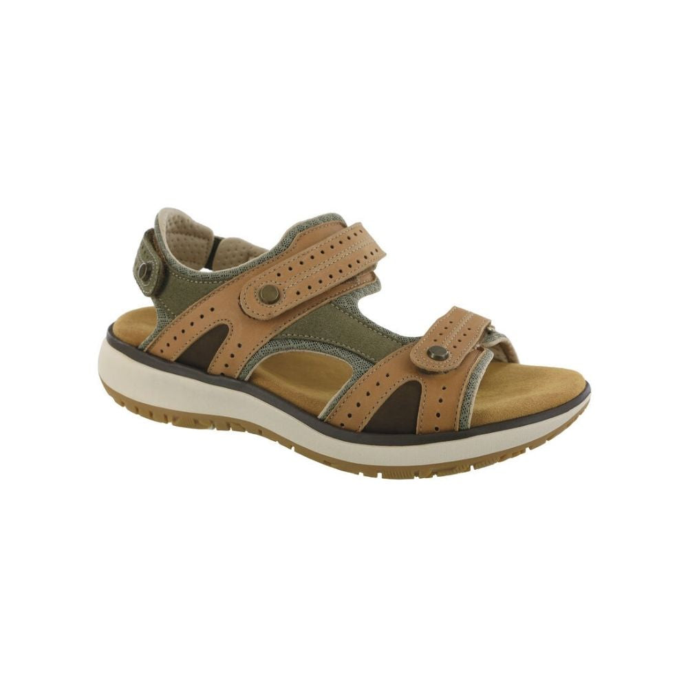 SAS Women’s Embark Outdoor Comfort Adjustable Sandal - Live Oak