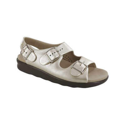 SAS Women’s Relaxed Supportive Leather Slip-On Shoe – Sunbeam