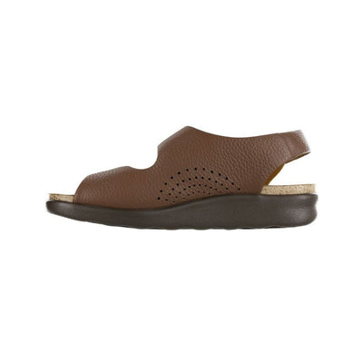 SAS Women’s Relaxed Supportive Leather Slip-On Shoe – Amber
