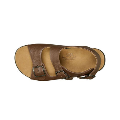 SAS Women’s Relaxed Supportive Leather Slip-On Shoe – Amber