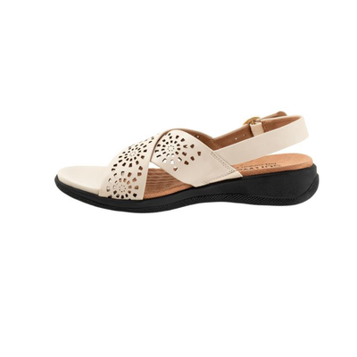 SoftWalk Tillman Sling Perf Sandal - Bone